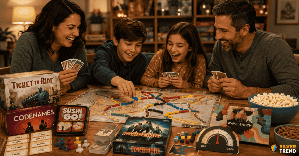 SilverTrend blog post about the Best Board Games for Families.