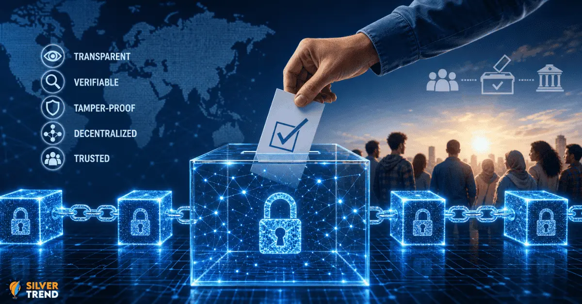 SilverTrend blog post about the Blockchain for Voting Systems.