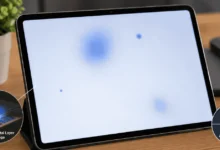 SilverTrend blog post about the Blue Spots on iPad Screen.