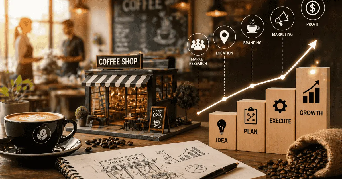 SilverTrend blog post about the Coffee Shop Business Plan.