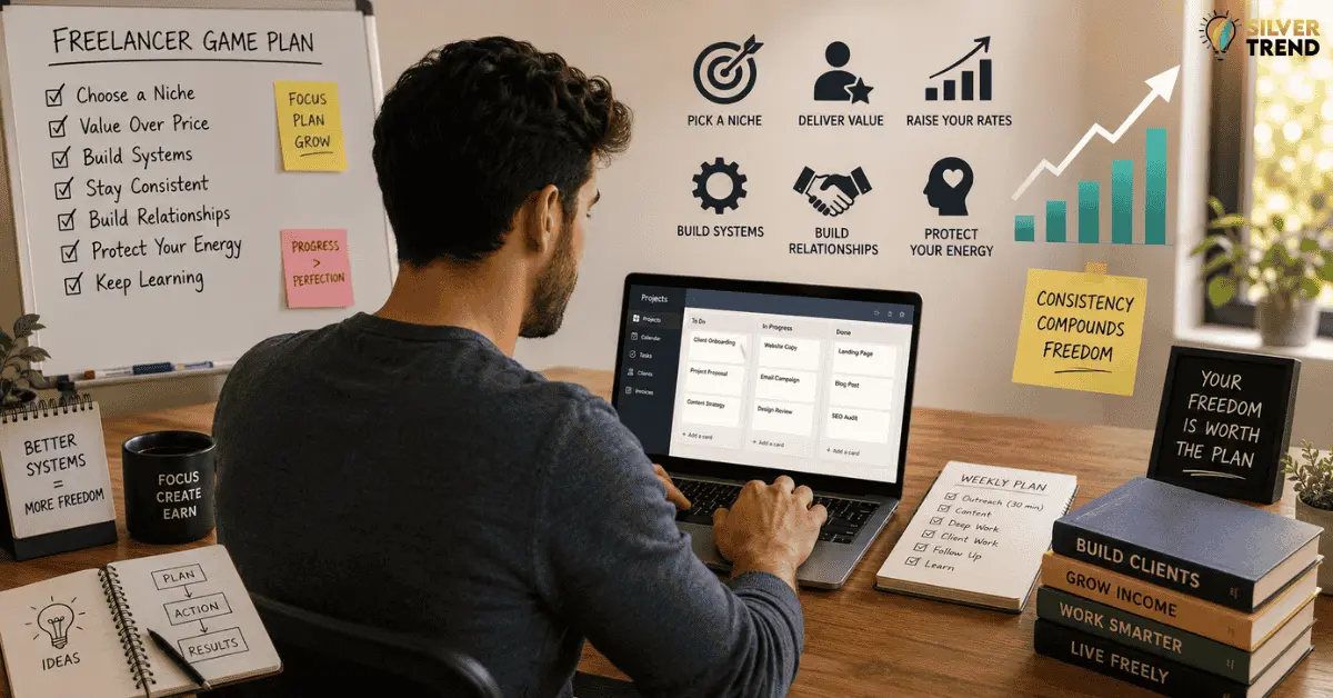 SilverTrend blog post about the Freelancing Tips.