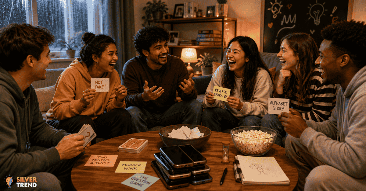 SilverTrend blog post about the Fun Games to Play With Friends.