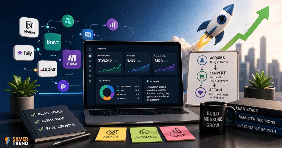 SilverTrend blog post about the Growth Navigate Startup Tools.
