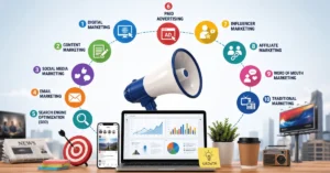 SilverTrend blog post about the Types of Marketing.