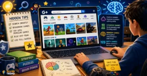 SilverTrend blog post about the Unblocked Games G+.