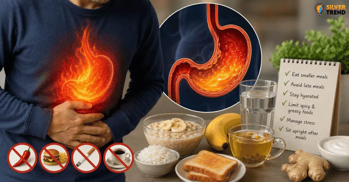 SilverTrend blog post about the SilverTrend blog post about the Burning Sensation in Stomach.