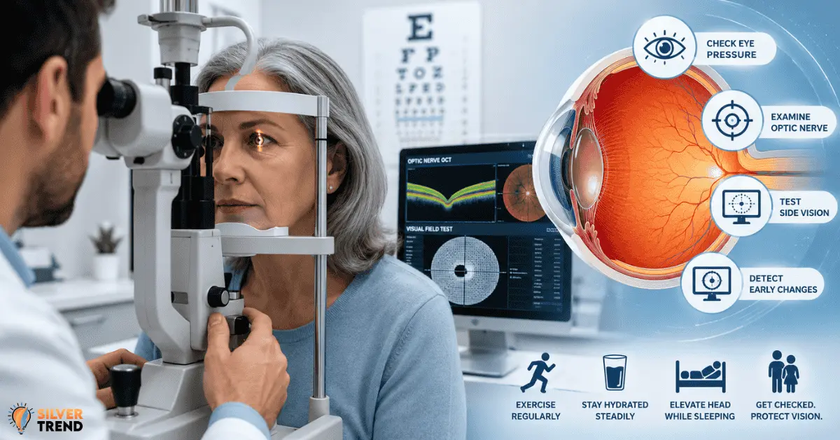 SilverTrend blog post about the SilverTrend blog post about the Eye Examination Glaucoma.