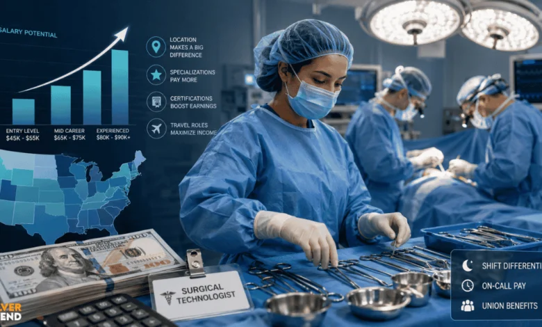 SilverTrend blog post about the SilverTrend blog post about the Surgical Tech Salary.