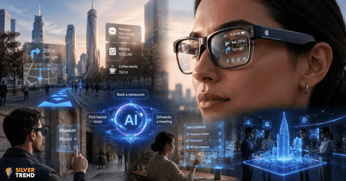 SilverTrend blog post about the SilverTrend blog post about the Tech Giants Envision Future Beyond Smartphones.